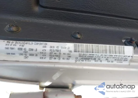 2002 Jeep Wrangler X from USA, damaged, VIN 1J4FA39S92P751308